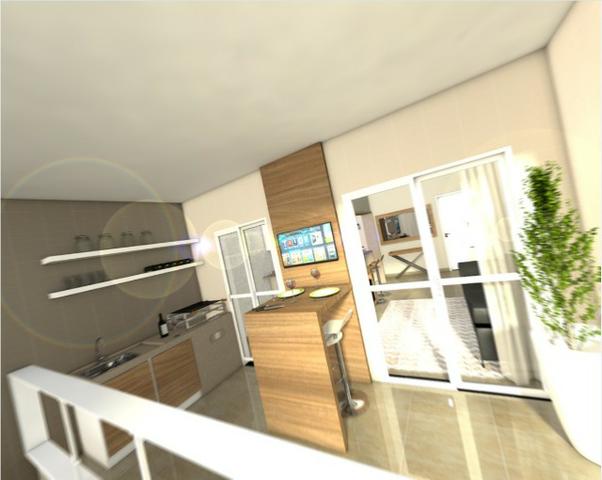 FJ17 - Apto 1 Dorm - Novo 180 mil - Caiçara - Praia Grande - Foto 6