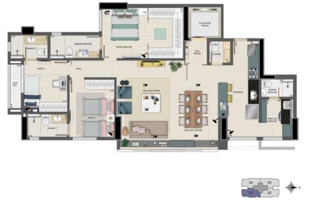 Cena Marista by Brasal -125m² - Goiania, GO - ID28 - Foto 18