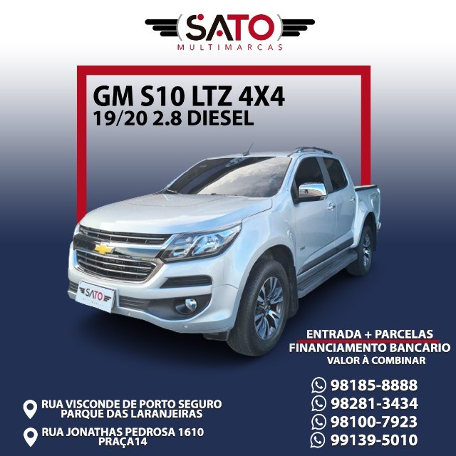 CHEVROLET S10 LTZ 2020 4X4 DIESEL