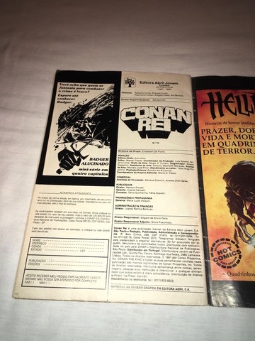 Hq Conan Rei Editora Abril número 15 ótimo estado 1991 - Foto 5