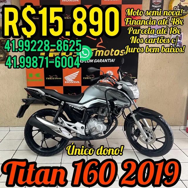 Honda CG 160 START CBS 2019 em Paraná - SóCarrão