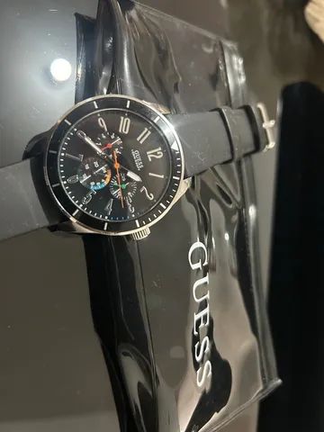 Vendo relogio  GUESS RALLY BLACK RUBBER  - Foto 3