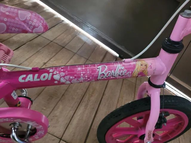 Bicicleta Caloi Barbie Infantil - Aro 16 - Pink