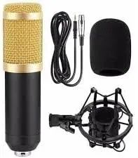 Microfone Condensador P2/XLR Leboss BM-800 com Suporte Braço Articulado - WZetta - Foto 3