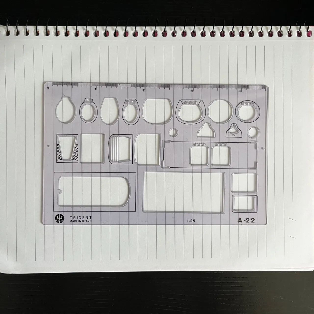 6 Réguas para Desenho - TRIDENT - Foto 3