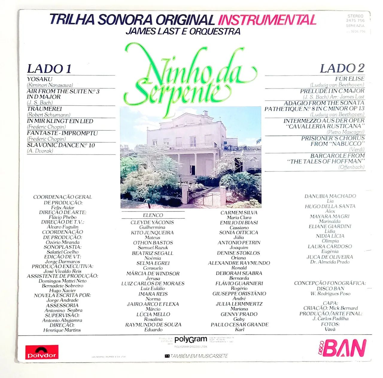 discos de vinil com trilhas sonoras da novela Ninho da Serpente - Foto 4
