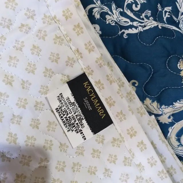 Cobre Leito King Kacyumara Satinee 300 fios Acetinado 100% algodão  - Foto 3