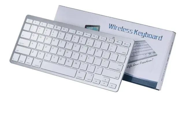 Mini Teclado Bluetooth Tablet Mac Apple Ipad Windows Android. PC, Notebook - Foto 5