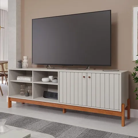 Rack Bancada Holanda 180cm 100% MDF Ripado - Entrega/Montagem grátis para Fortaleza