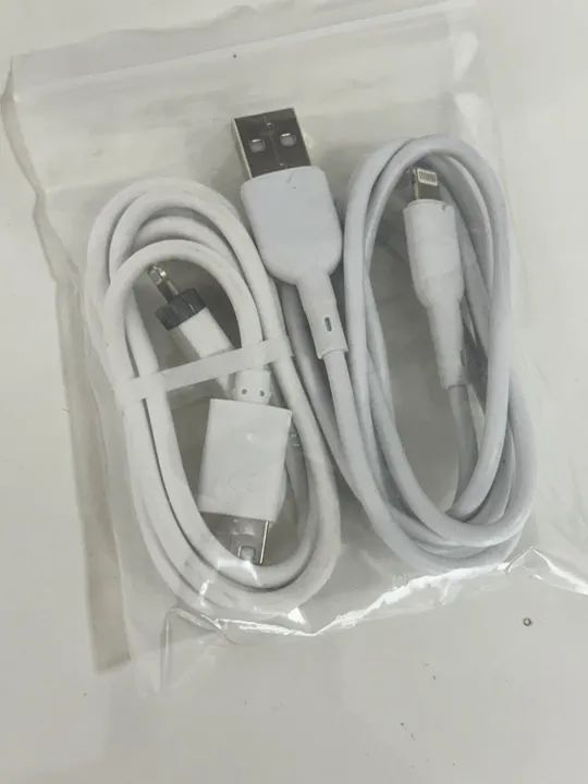 2 cabos novos para Iphone USB x lightning 1 metro - Foto 3