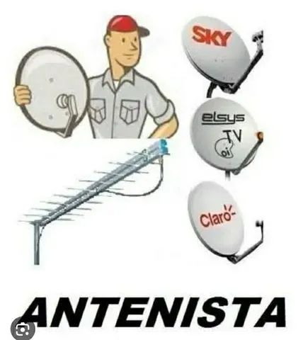 Antenista Sky claro oi vivo
