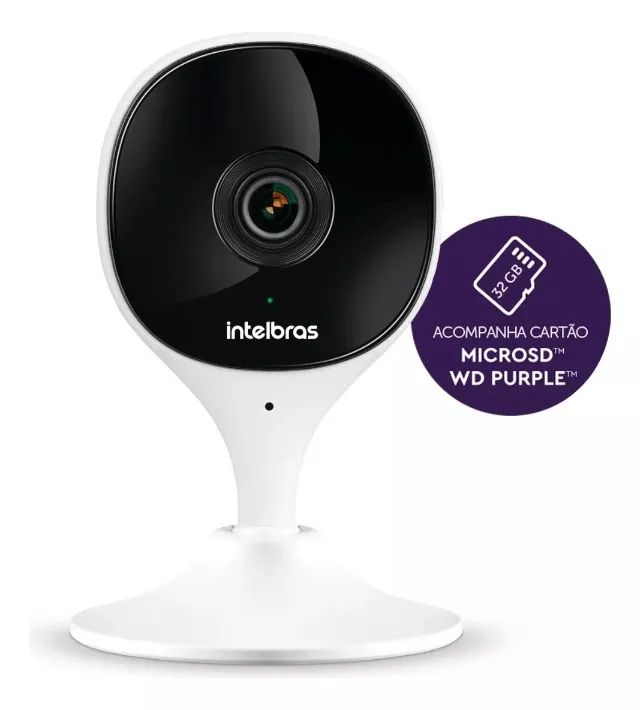  Câmera Intelbras Mibo IMX C com MicroSD 32GB, Wi-Fi, Full HD e com Microfone - WZetta - Foto 2