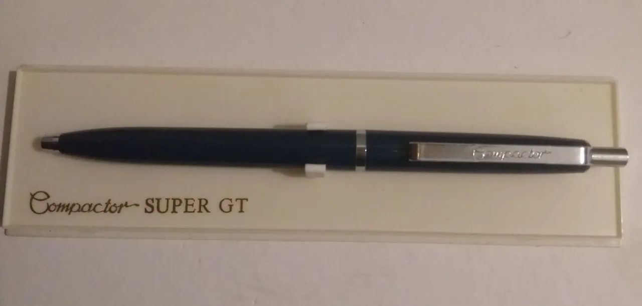 Caneta Compactor Super GT Antiga