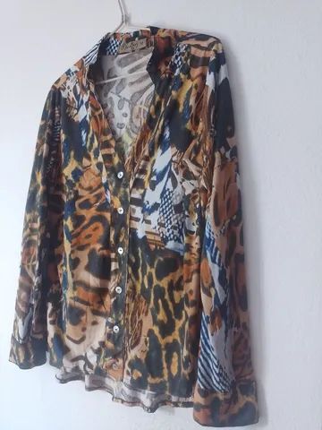 Camisa feminina Maclagen - tamanho M - Foto 4