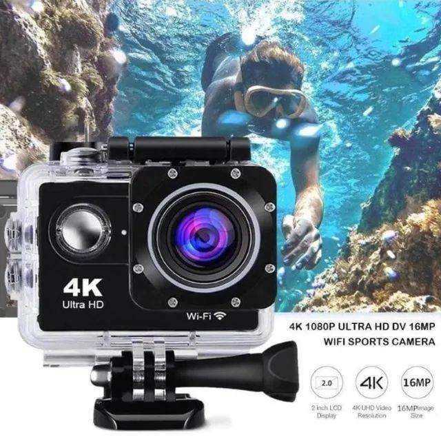 ?Câmera Filmadora Ação Sport 4k Ultra Hd Dv Wi-fi ?  - Foto 2