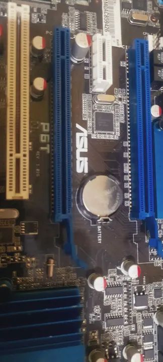 Placa Mãe Asus P8T com Cooler Master V8 - Foto 3