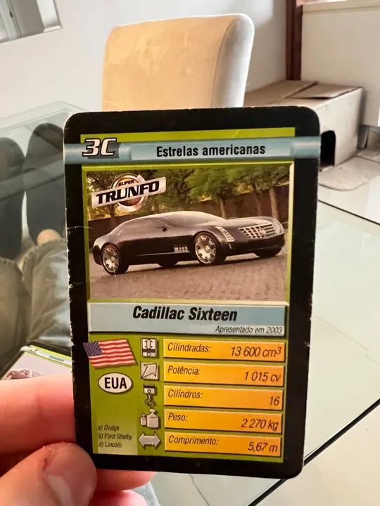 Super trunfo carros protótipos (completo) - Foto 3