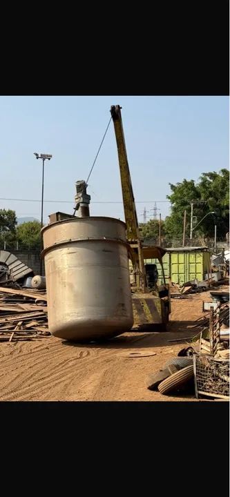 Tanque de mistura industrial 12.000 L - inox ( Oportunidade!