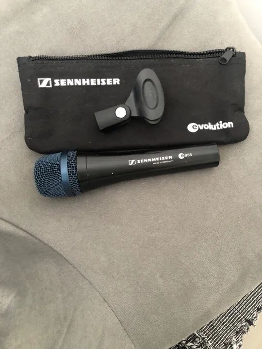 Microfone Sennheiser e-935 + cabo monster + estojo + suporte - Foto 5