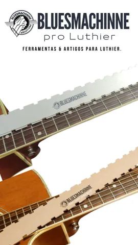 Régua Entalhada para Regular Tensor de Guitarra Violão Padrão Fender 25.5 / Gibson 24.75 - Foto 2