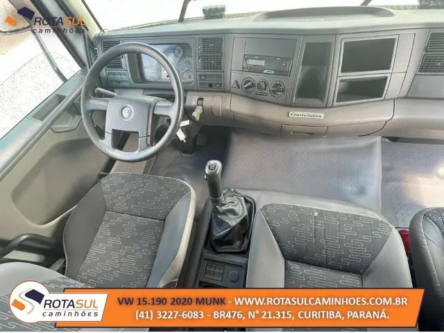 VW 15.190 2020 Munck e Cabine Suplementar - Foto 12