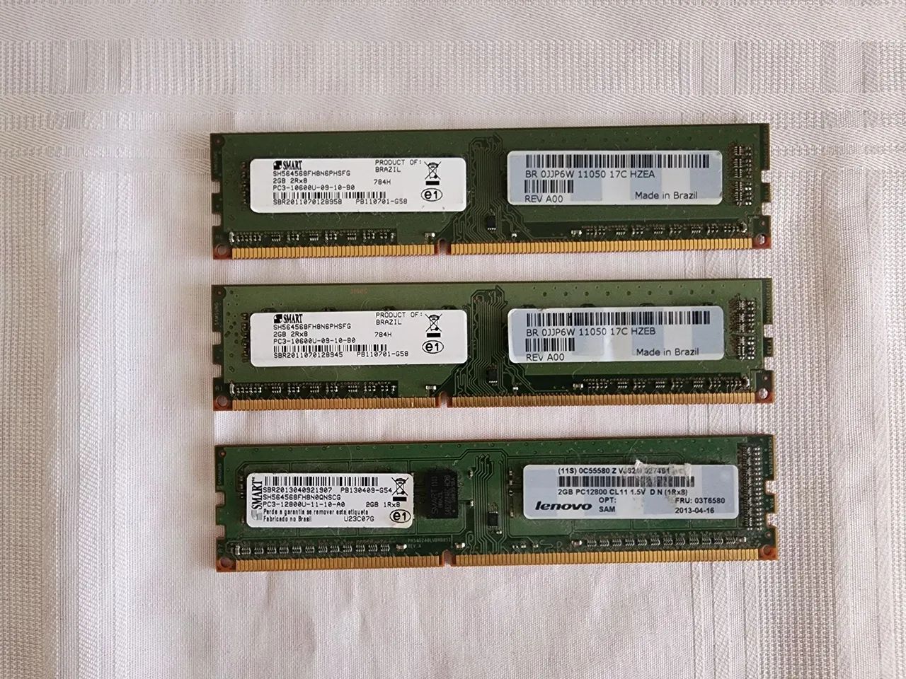 Memória RAM Smart DDR3 2GB nova