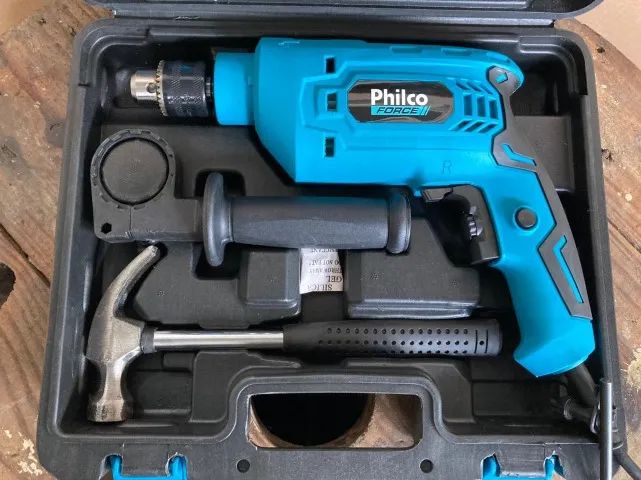 Furadeira Philco Force 650W 10mm com Maleta e 11 Peças - Foto 3