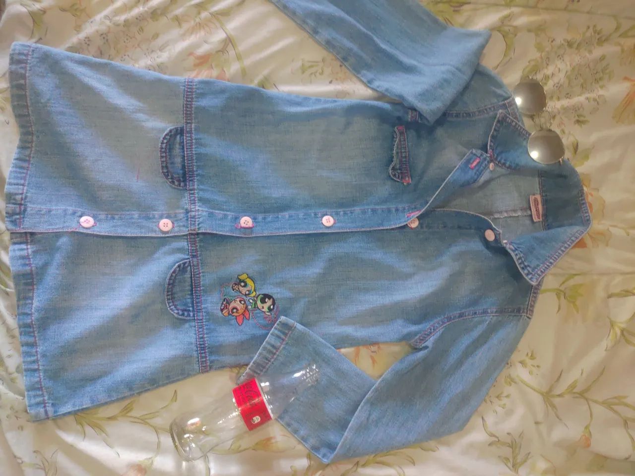 Jaqueta jeans infantil superpoderosas Riachuelo  - Foto 4