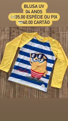 Blusa uv 02 04 06 anos  - Foto 5