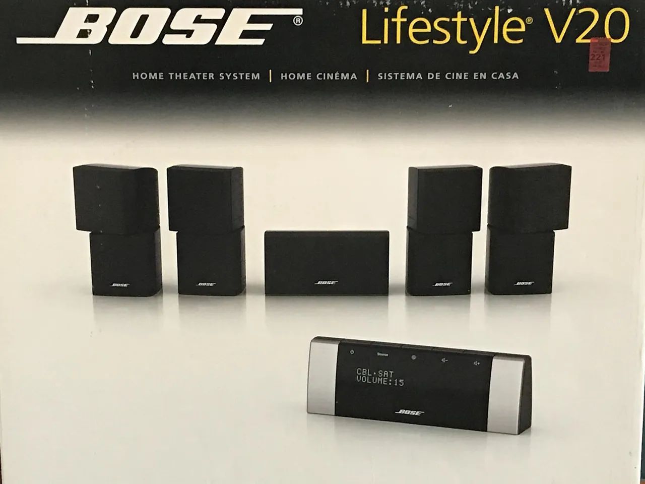Home Theater Bose Lifestyle V20  NOVO