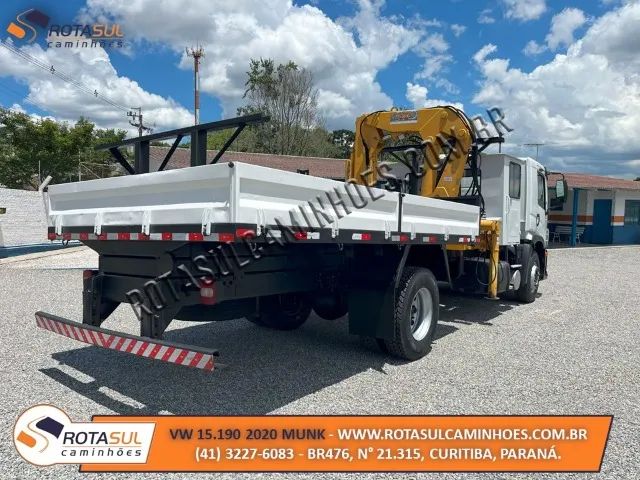 VW 15.190 2020 Munck e Cabine Suplementar - Foto 5