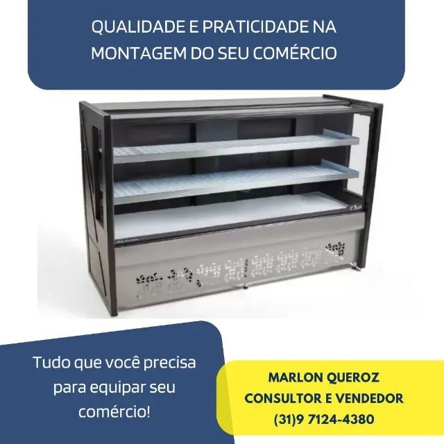 Balcão Refrigerado 1,75 M Polar 2 Placas Novo
