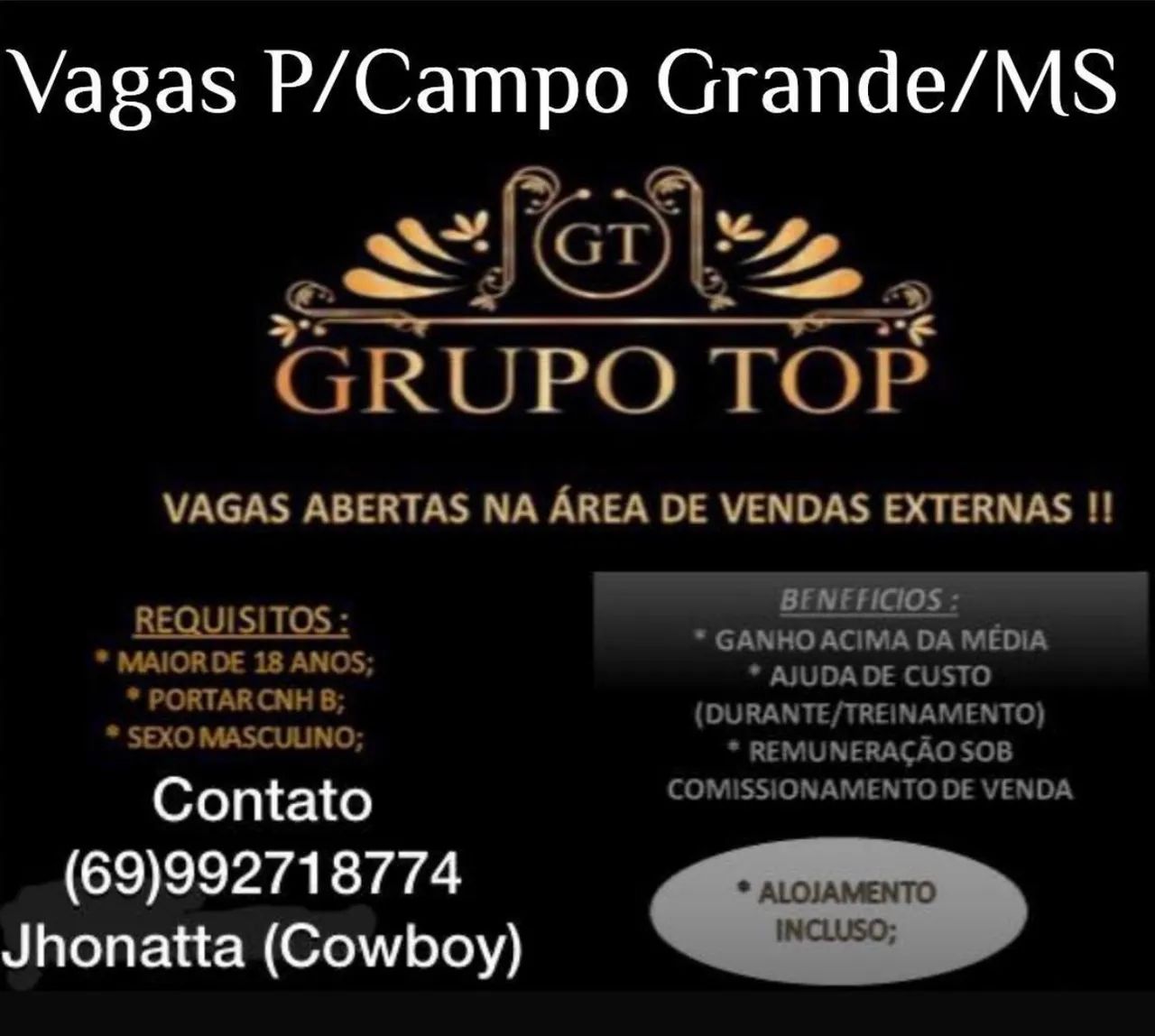 Vendas externas 