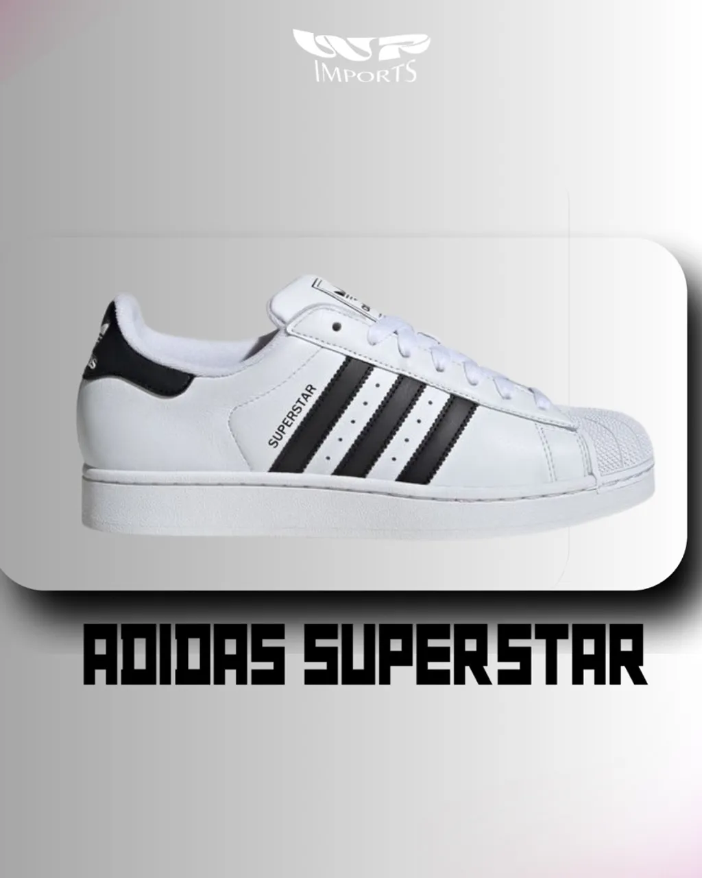 Tênis Adidas Superstar Branco 36/42