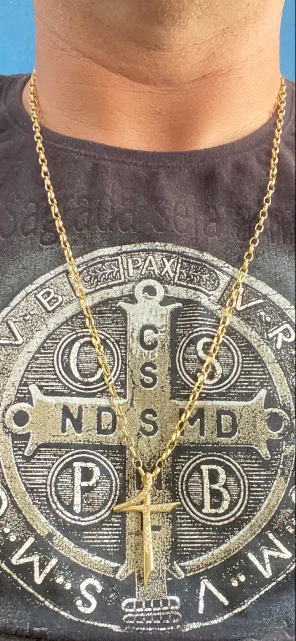 Pingente em ouro 750 e brilhantes. - Foto 2