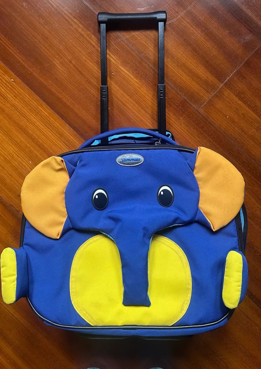 mala samsonite de cabine infantil 40cm 2 rodas elefante - Foto 3