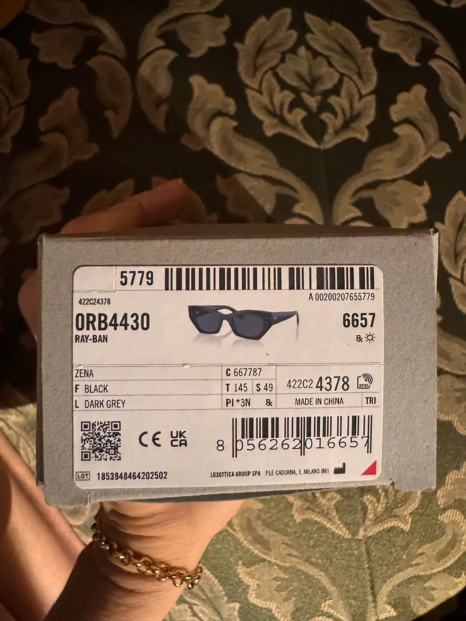 Óculos de sol Ray Ban Zena Bio Based preto - Foto 5