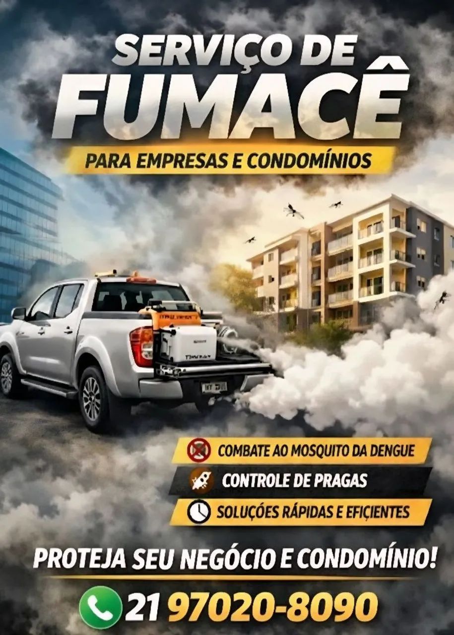 Fumacê contra Vetores Aereos e Dedetização 