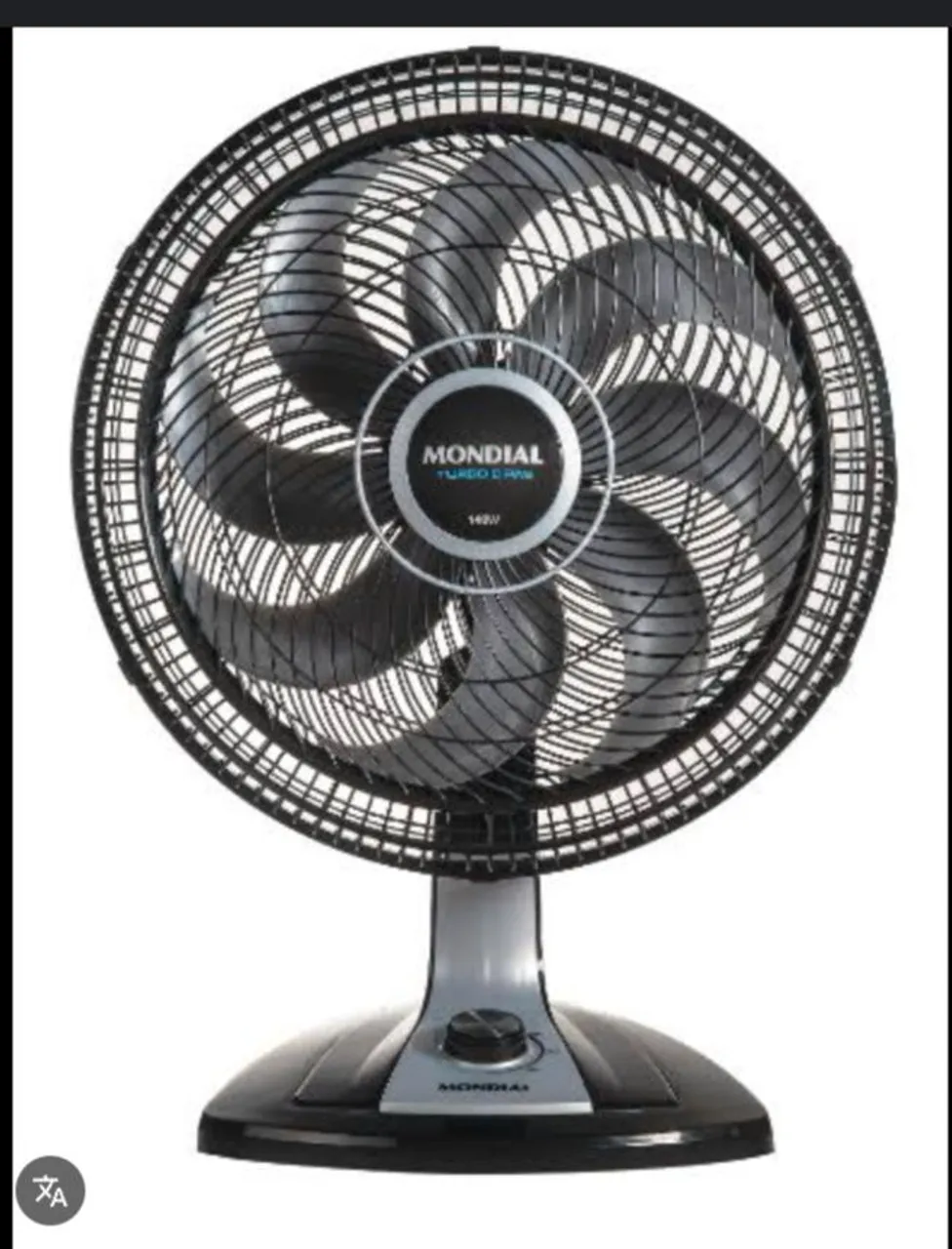 Ventilador de Mesa Mondial Turbo 140W