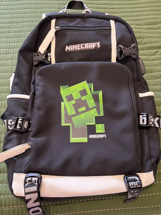 Mochila Minecraft - Preta