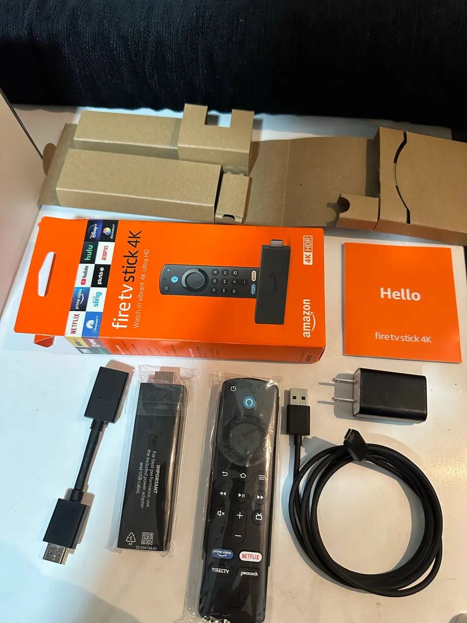 FIRE TV STICK 4K - HDR. com ALEXA! - SEMINOVO! - Foto 3