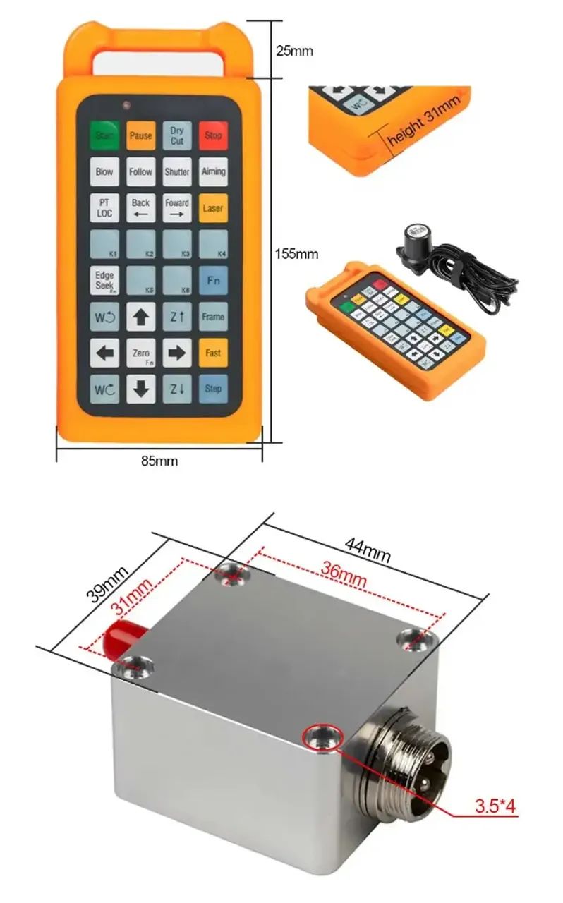 FSCUT1000S é um Sistema de controle de máquina de corte a laser  - Foto 5