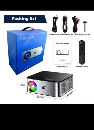 Projetor Horlat T09 26000 Lúmens Android 9 Foco Automático Full Hd Nativo 1920 X 1080 - Foto 6