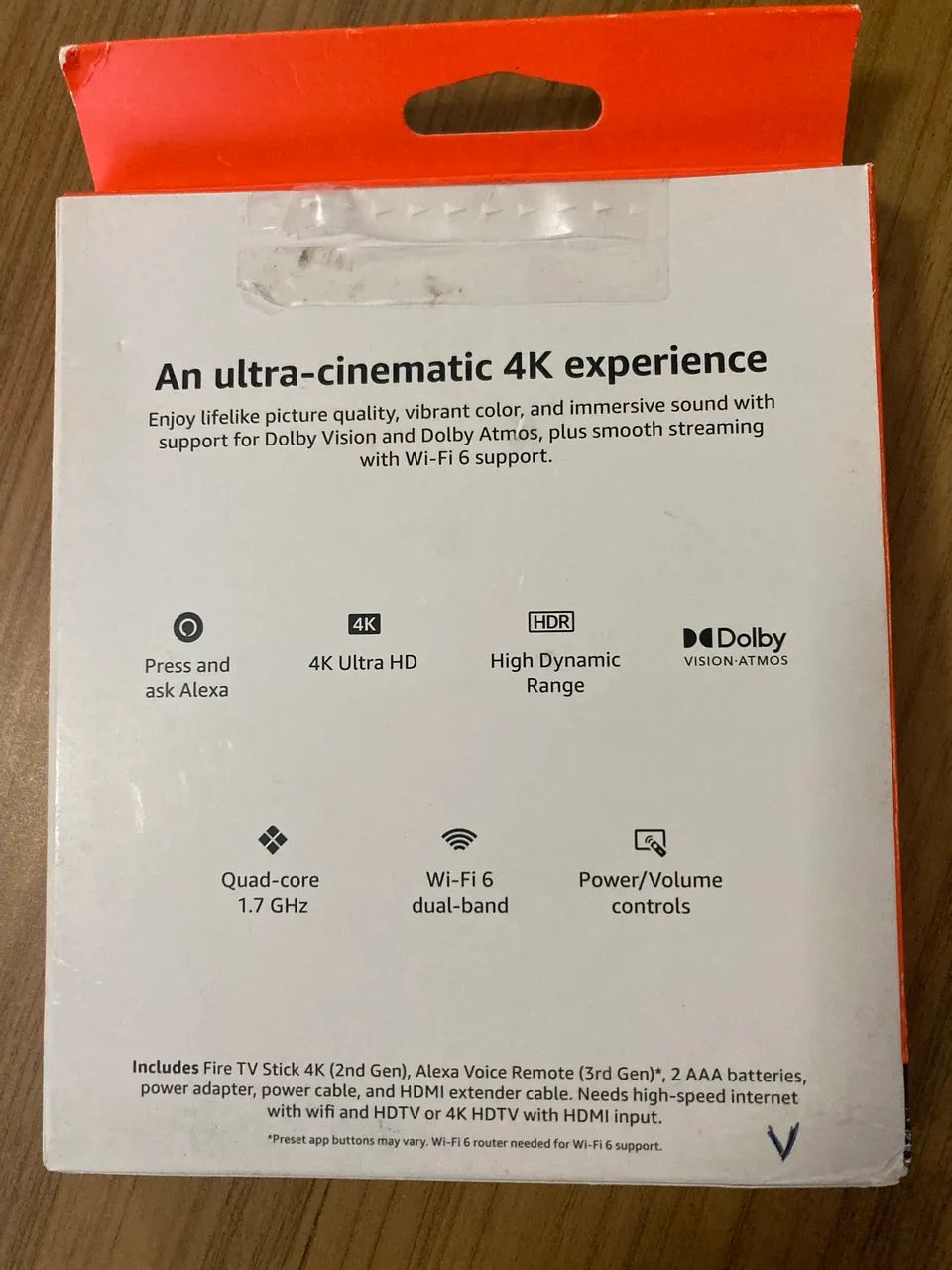 Fire Stick Tv 4k Segunda Geração Wi-Fi 6 - Foto 3