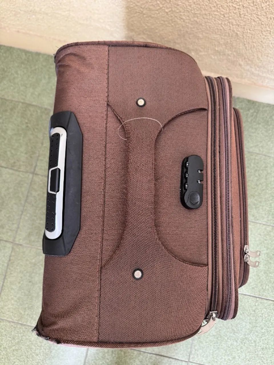 Mala de viagem Marrom 23Kg - Foto 2