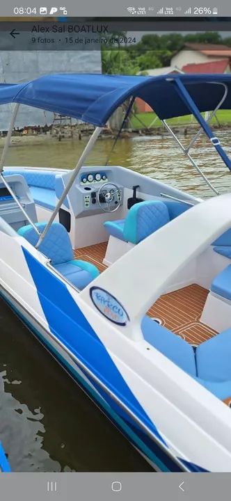 Lancha Runner 25 pés na Lagoa da Conceição  - Foto 3