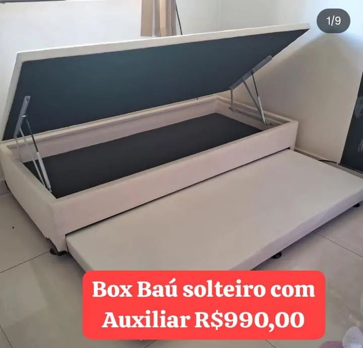 Cama Box com Baú Blindadas!! Vários tamanhos confira - Foto 2