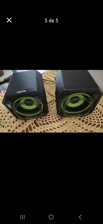 Caixas de som para PCs e ou Nots - Foto 4
