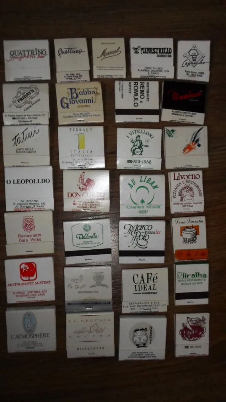 175 CAIXAS FOSFORO RESTAURANTES- COLEÇAO ANTIGA  - Foto 5