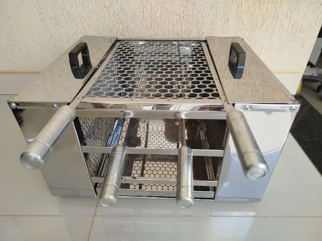 Churrasqueira inox ecológica sem fumaça  - Foto 5